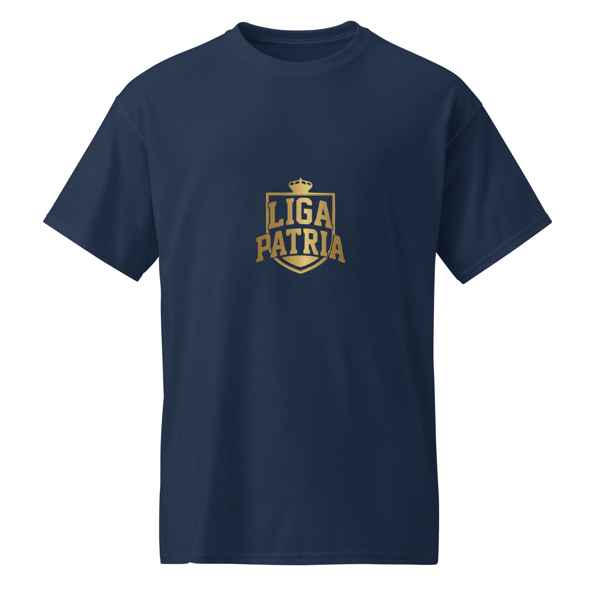 Camiseta Liga Patria Edición Limitada Navy – Escudo dorado exclusivo, 100.000 unidades